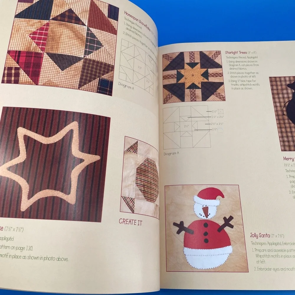 Quilting Books Blocks Patterns Christmas Patriotic Prairie Primitive